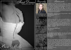 Wedding Price Guide E-Brochure - Cover & Sample Page (5 page PDF)